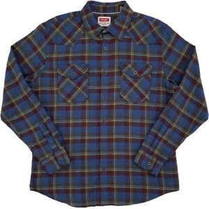 Wrangler mens Western button down size Large